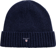 Wool Lined Beanie - Marine